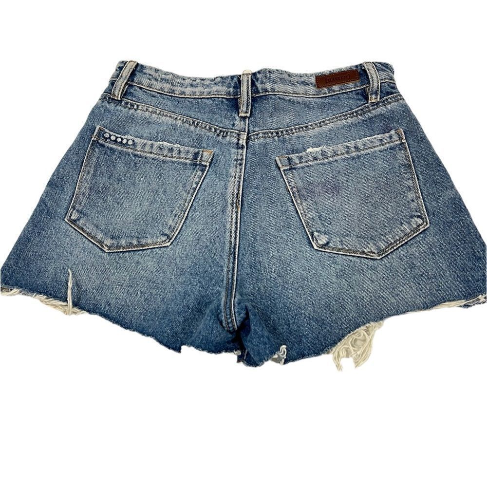 Blank NYC distress high denim shorts size 27